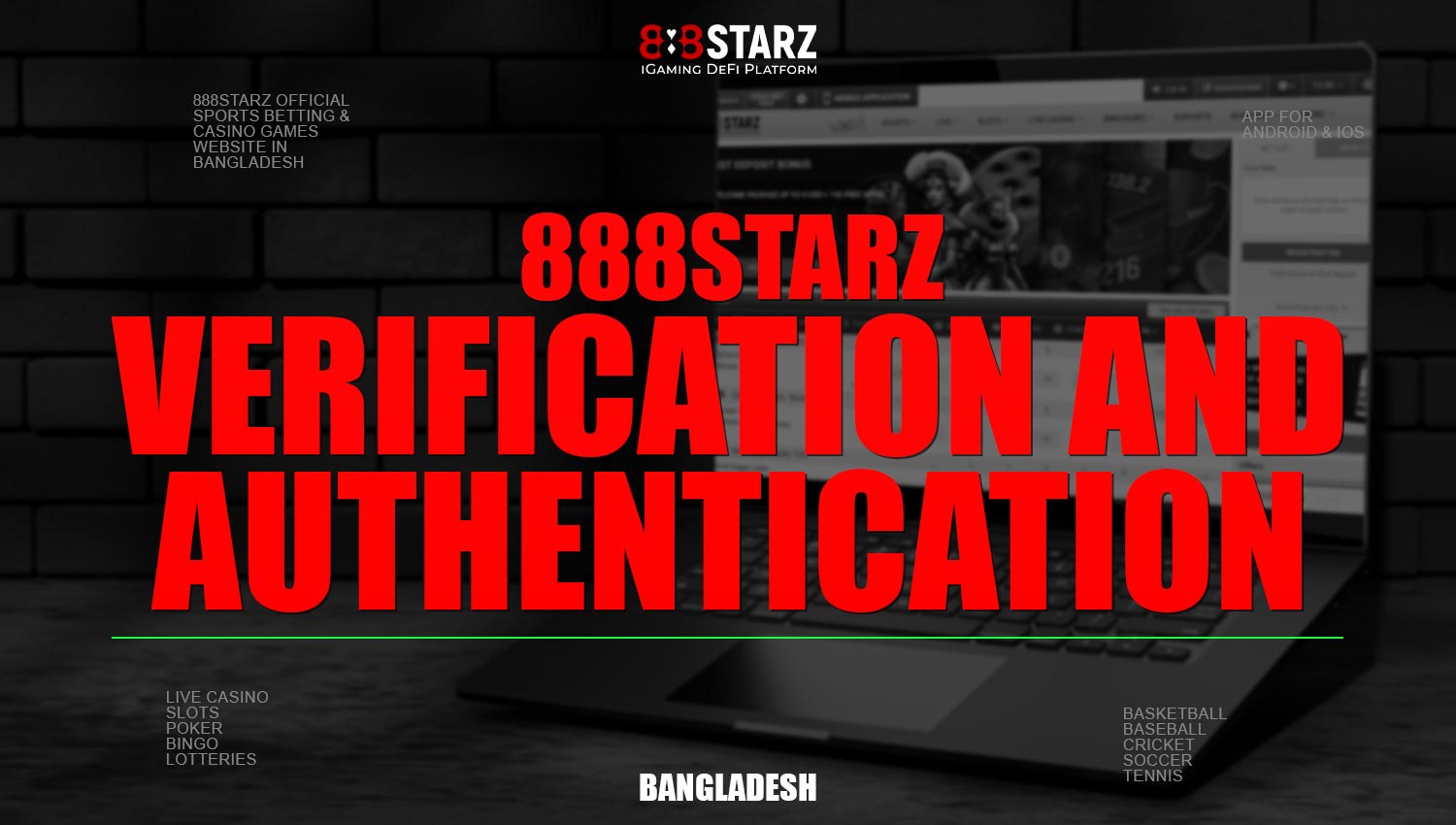 Guide to verification and authentication on the 888Starz platform.