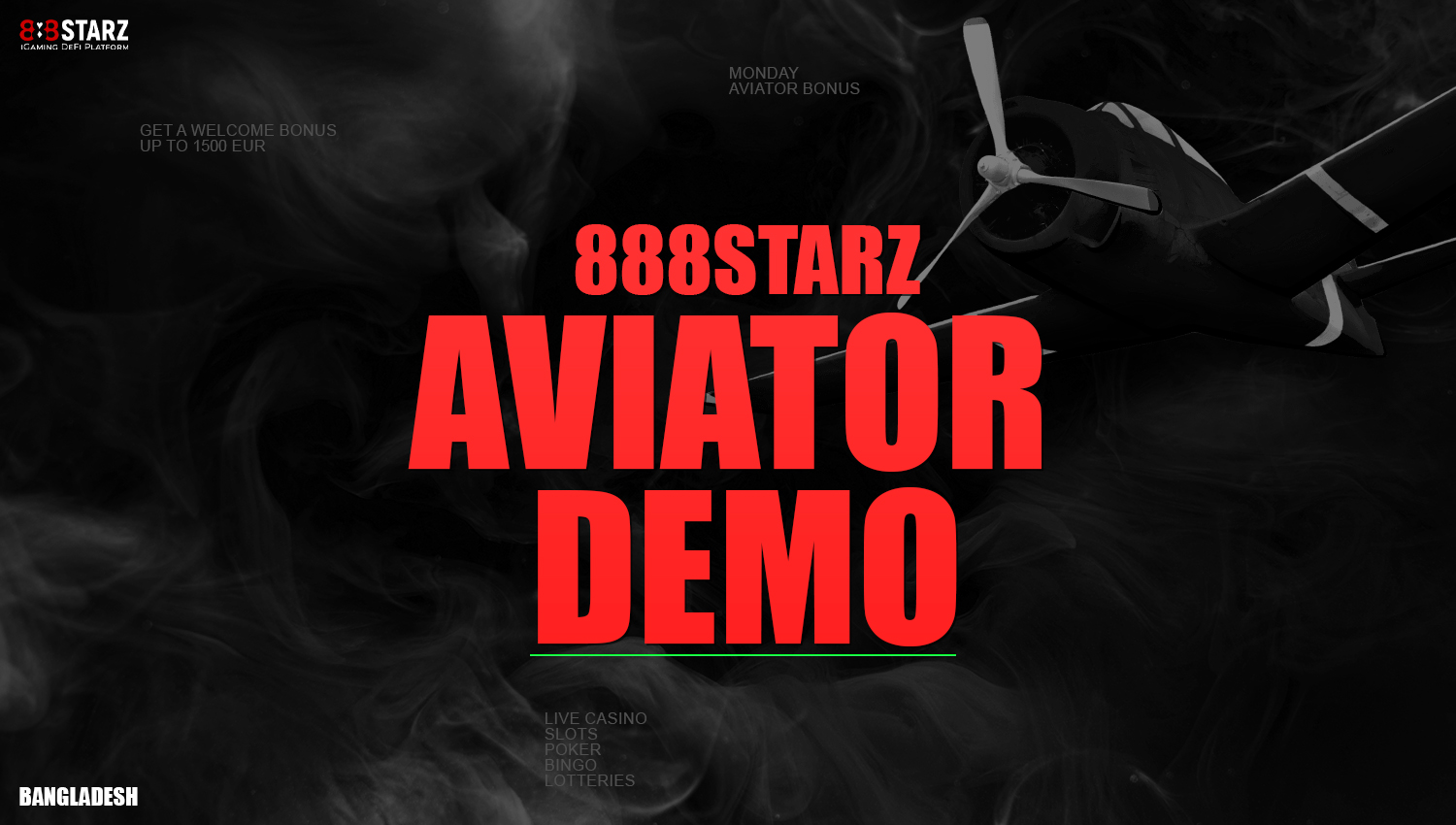 Demo version of the Aviator game at 888starz Bangladesh