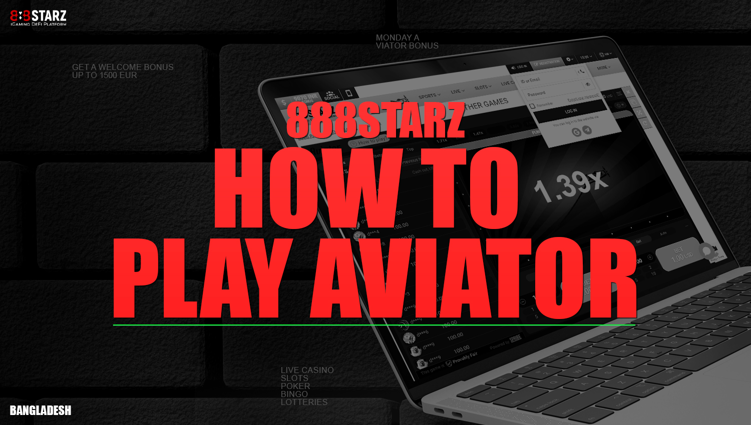 Instructions for Aviator game for users from Bangladesh