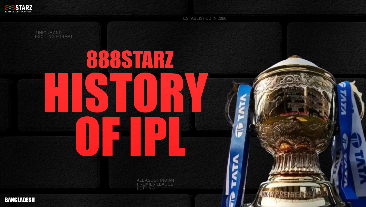 History of The Indian Premier League (IPL) 