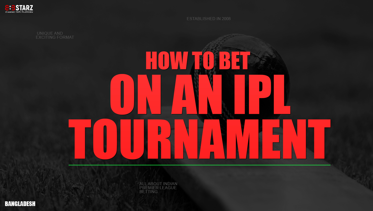 Instructions on how to start betting on IPL at 888starz