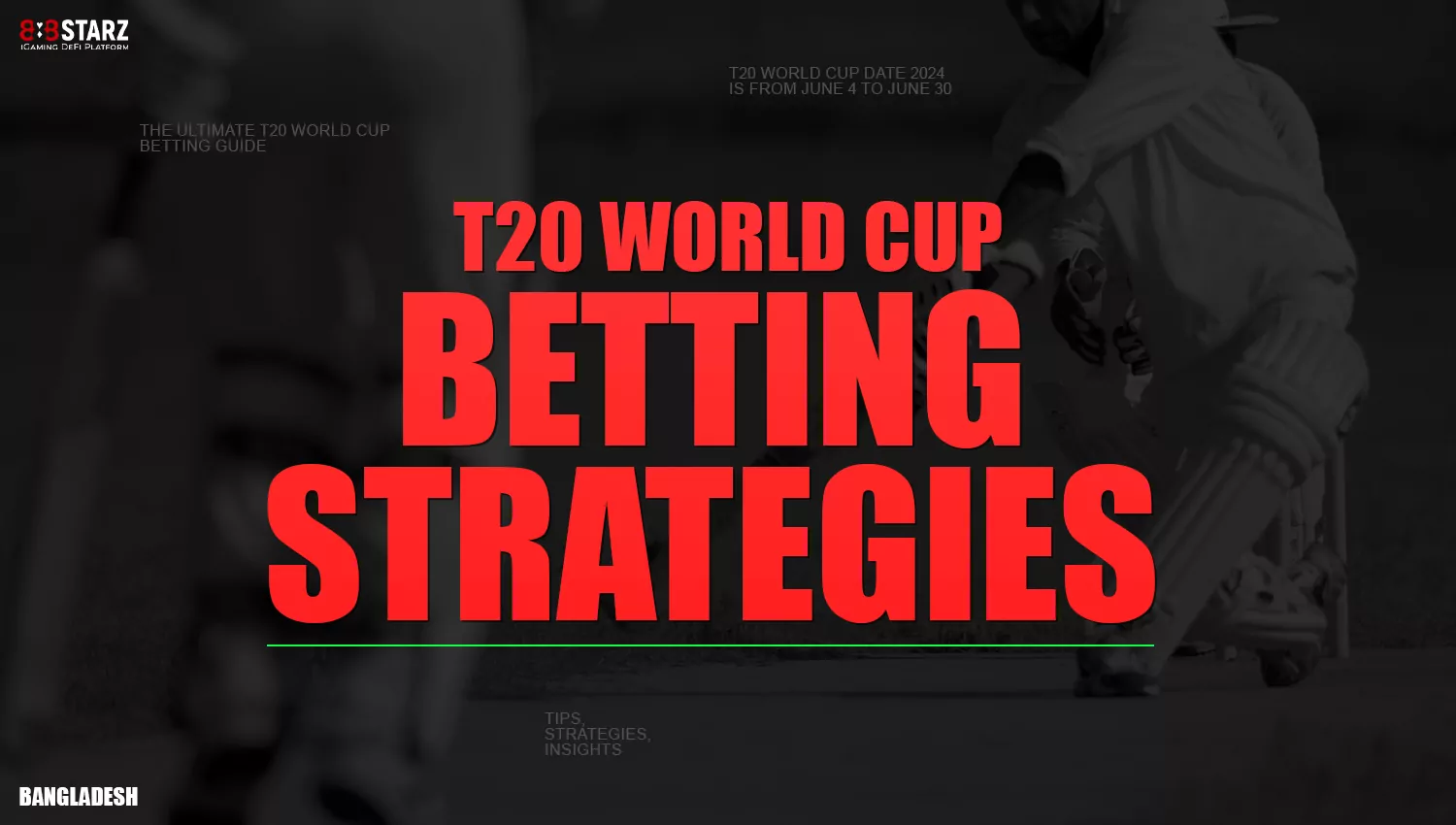 Strategies and useful tips for successful betting on ICC T20 World Cup 2024 at 888starz website