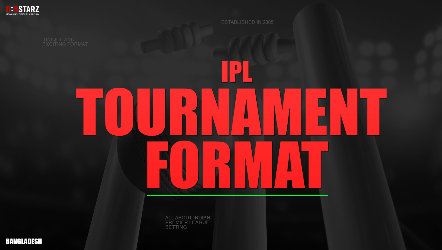 IPL tournament format: games available for betting at 888starz