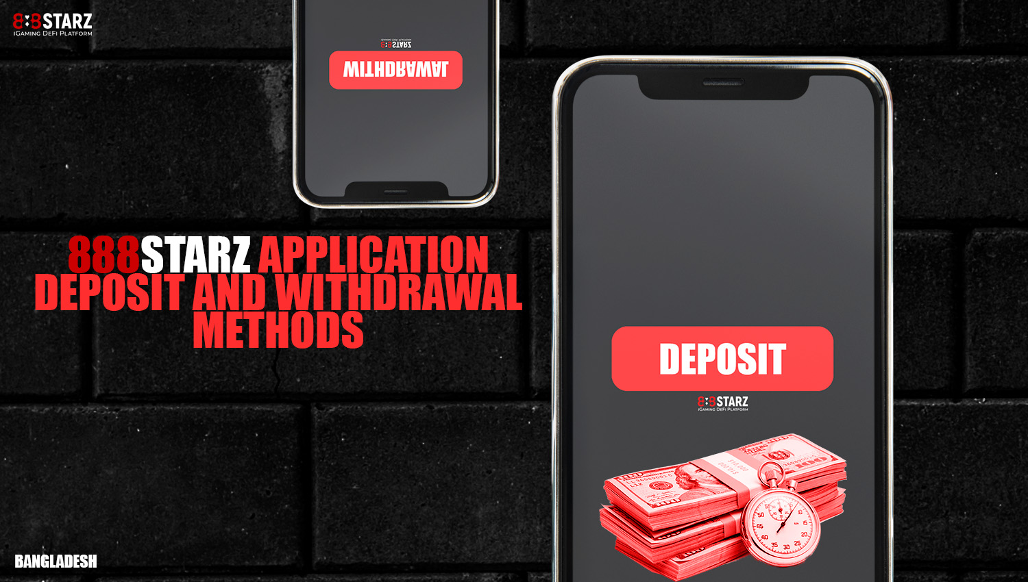 Main ways to deposit and withdraw funds from 888starz