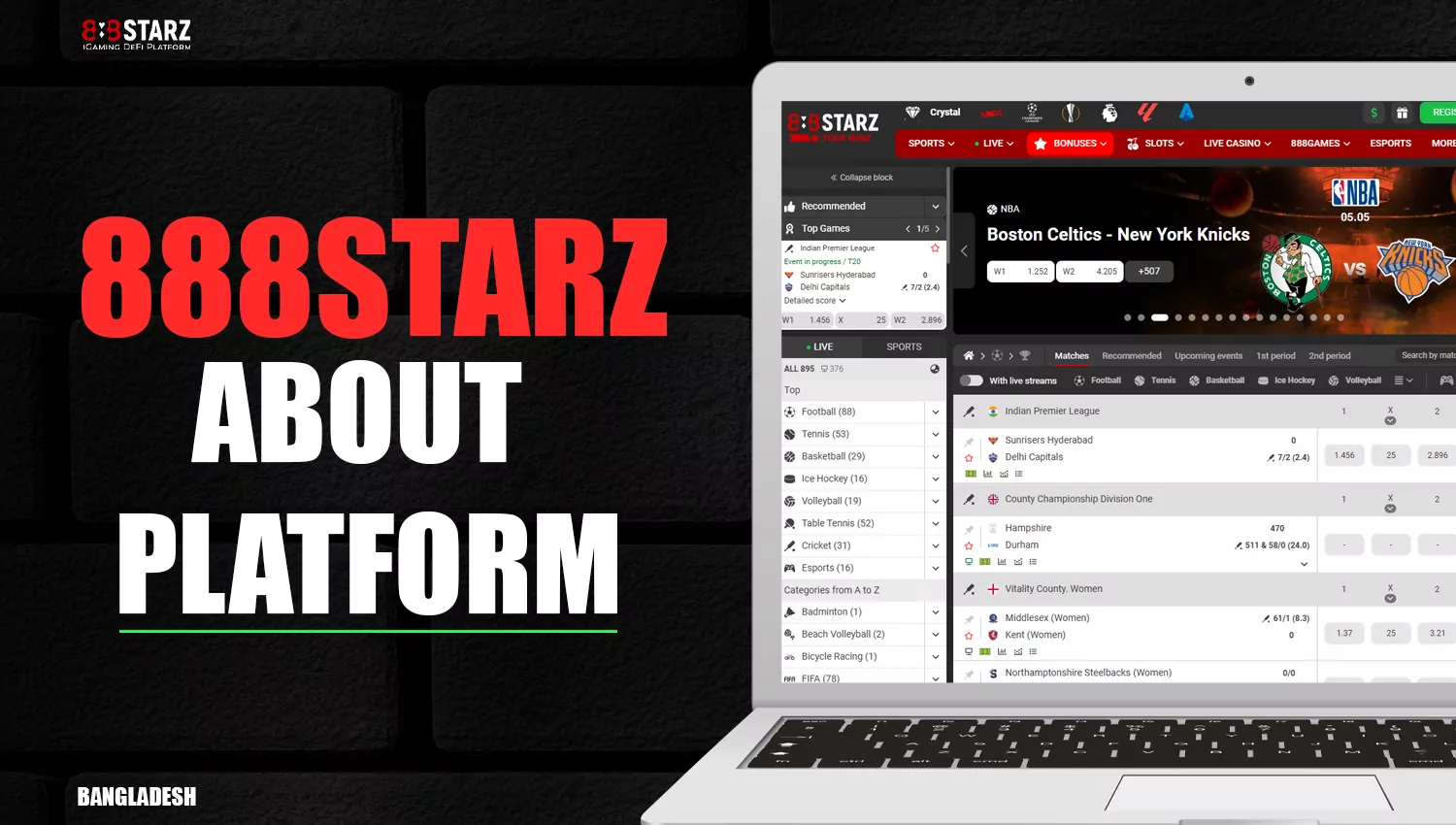 888starz is a sports betting platform in bangladesh