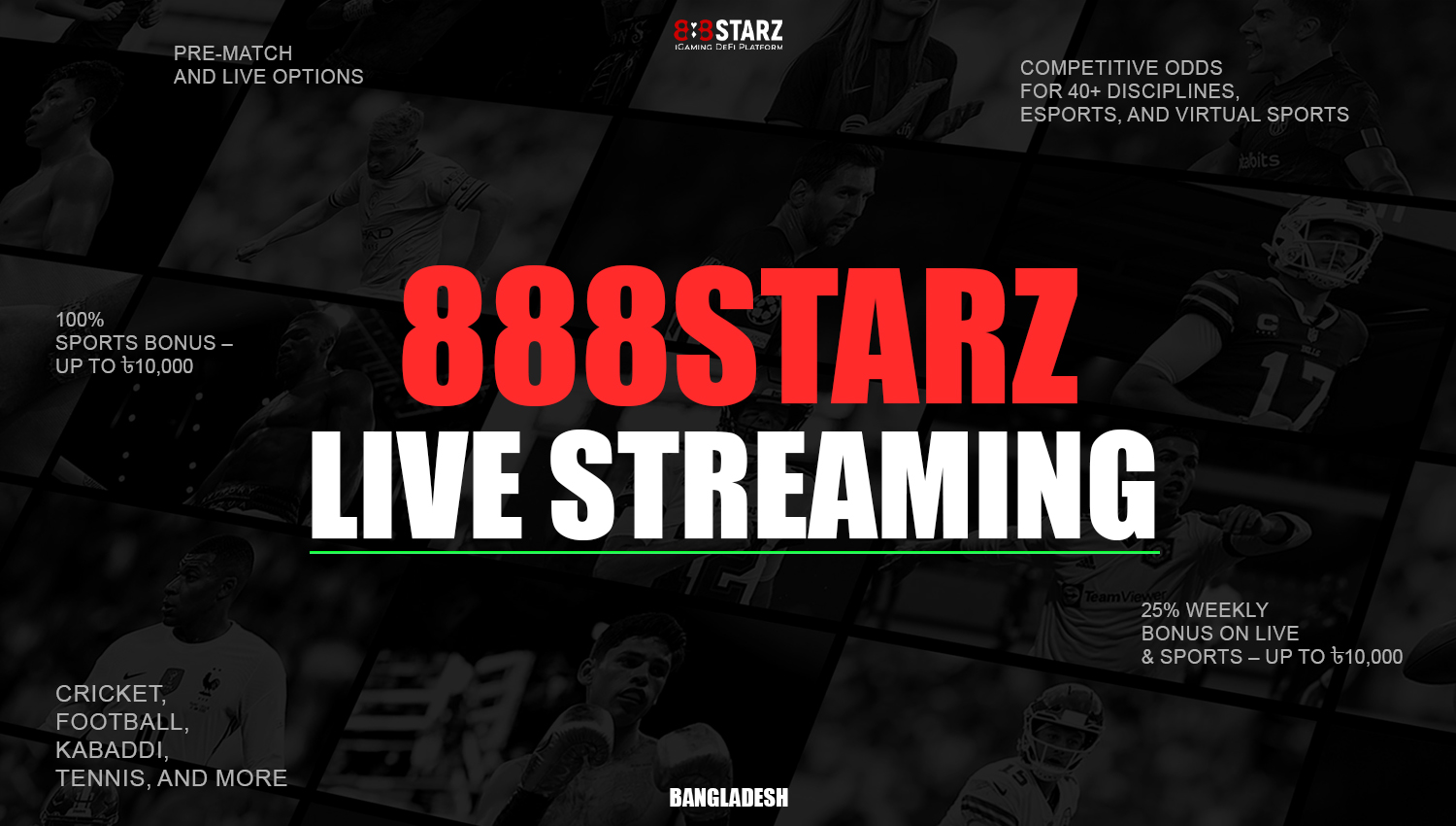 Live Streaming on 888starz bangladesh 2025