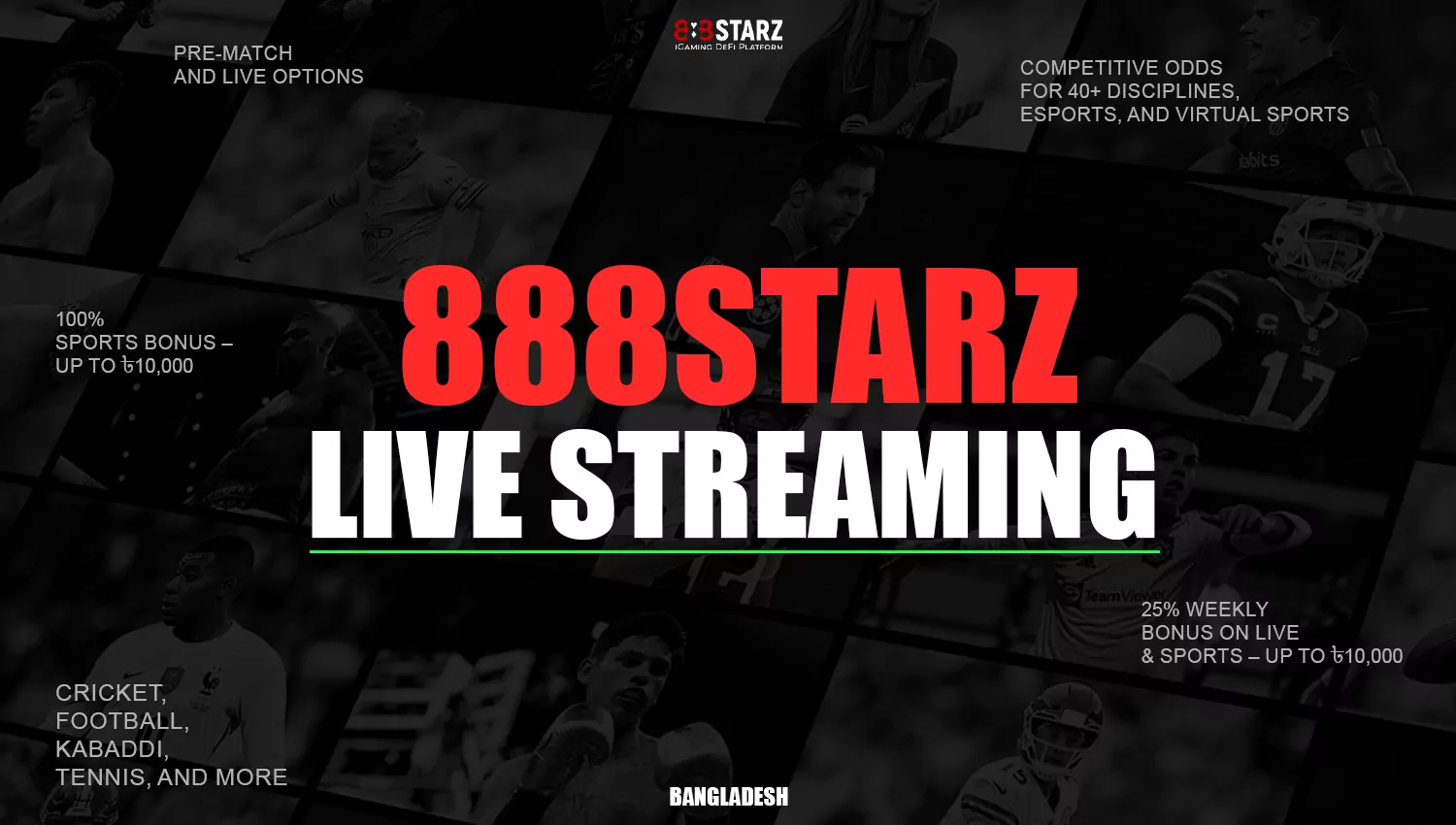 Live Streaming on 888starz bangladesh 2025